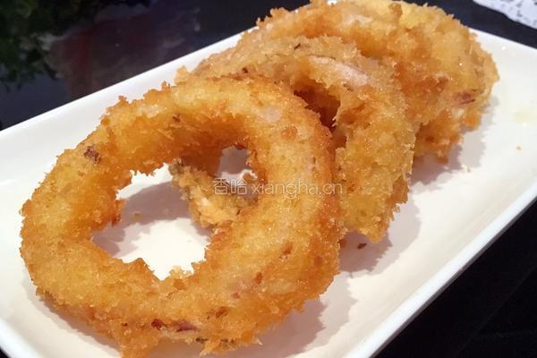 香酥鱿鱼圈的做法图解6