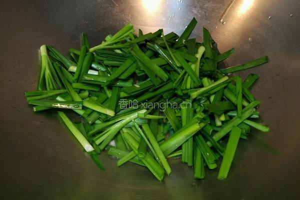 炒韭菜的做法图解3