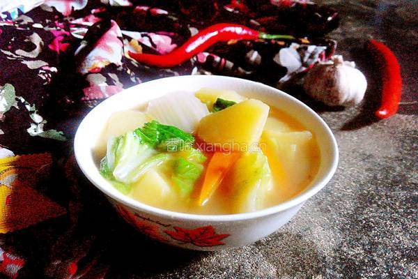 白菜炖土豆的做法图解7