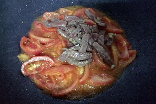 蕃茄炒牛肉的做法图解7