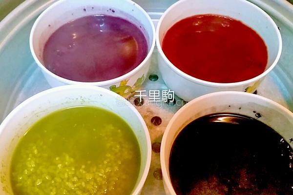 彩色饭团的做法图解2