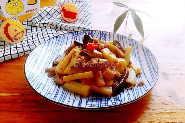 肉末酸笋的做法图解7