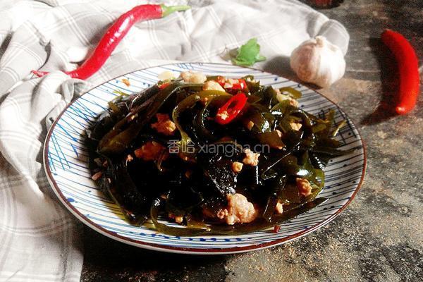肉炒海带丝的做法图解8