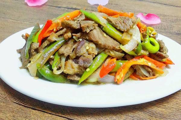 家常牛肉小炒的做法图解9