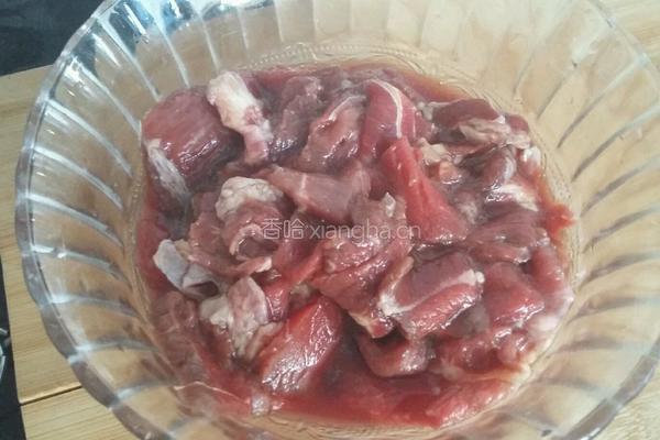 家常牛肉小炒的做法图解3
