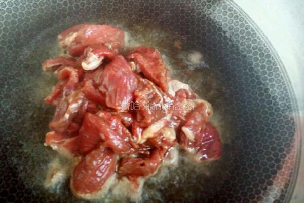 家常牛肉小炒的做法图解5