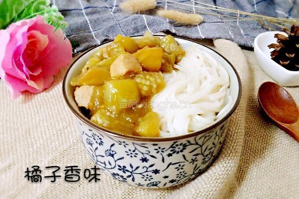 茄子肉丁打卤面的做法图解13