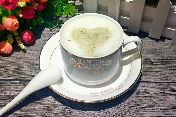 抹茶拿铁的做法图解7