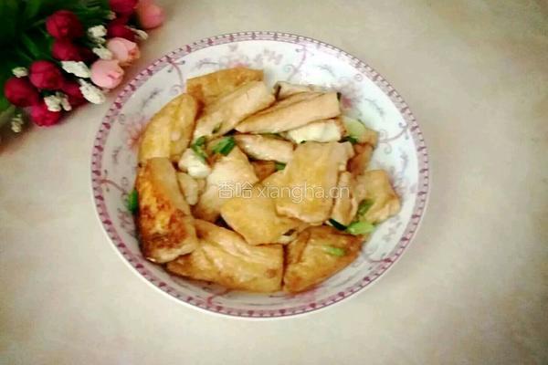 煎水豆腐的做法图解4