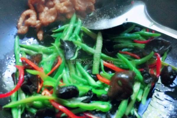 肉丝炒豆角的做法图解7