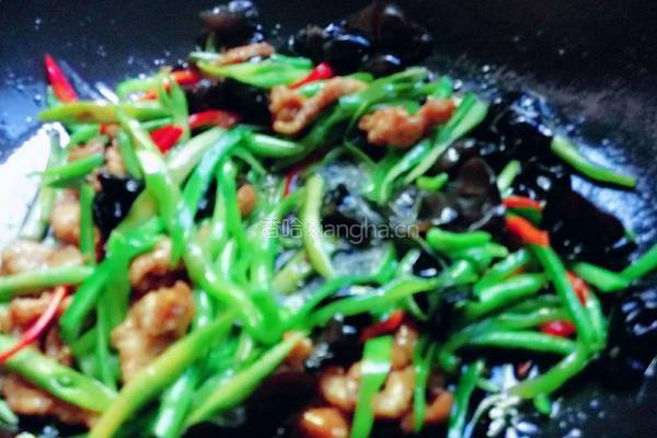 肉丝炒豆角的做法图解8