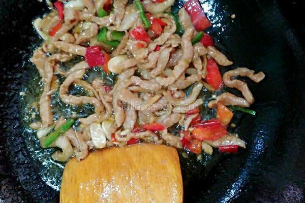 猪肉炒豆芽的做法图解7
