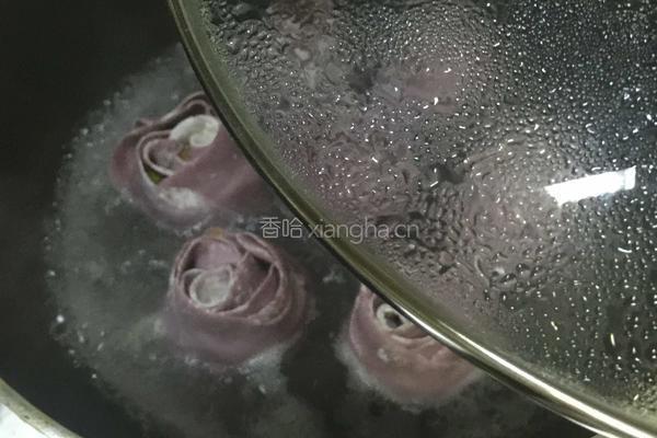 紫薯玫瑰花抱蛋煎饺的做法图解10