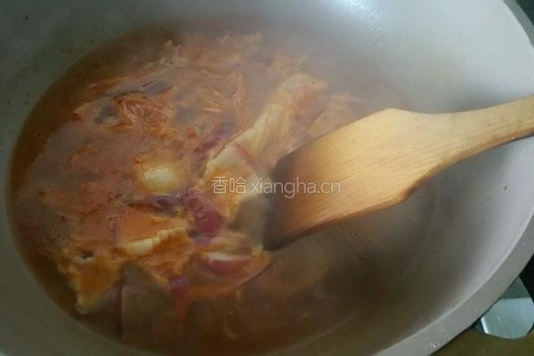韩式辣豆腐汤的做法图解4