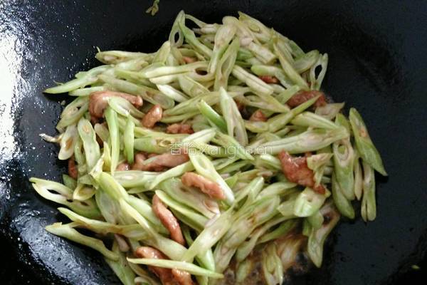炒白扁豆的做法图解8