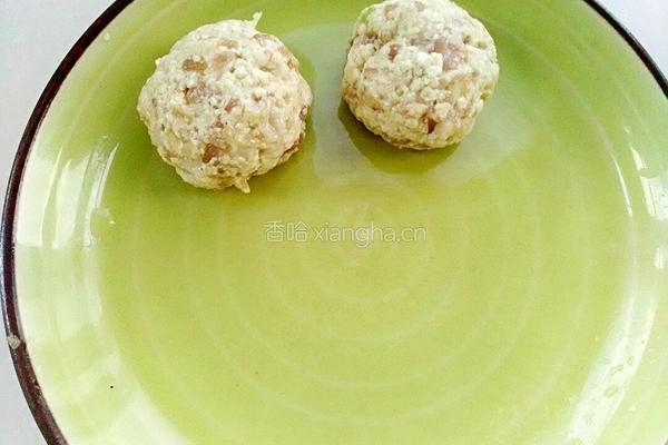 豆腐猪肉丸子的做法图解8