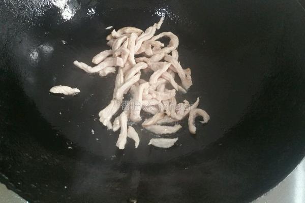 酸辣里脊的做法图解4