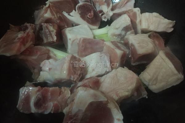豆角烧鸭的做法图解3