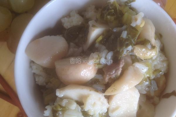 特色芥菜饭的做法图解4