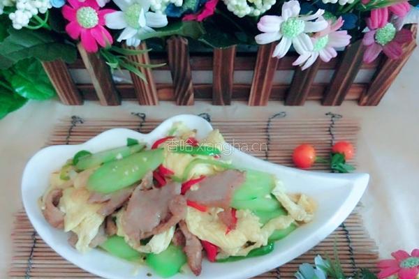 鸡蛋肉片炒黄瓜的做法图解9