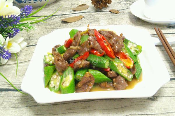 秋葵炒键子肉的做法图解8