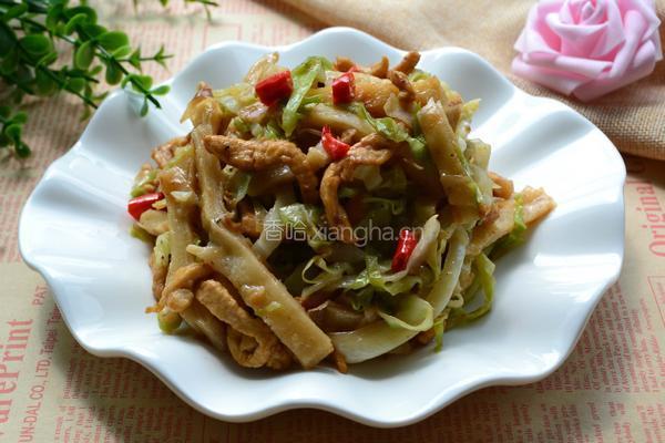 炒饼丝的做法图解16