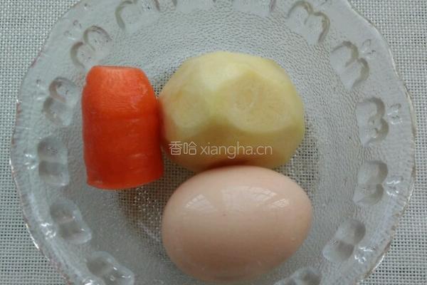 鸡蛋土豆饼的做法图解1