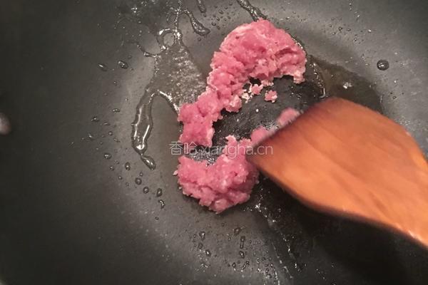 虾米肉碎炒通菜的做法图解3