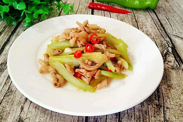 炒鸡肠的做法图解8