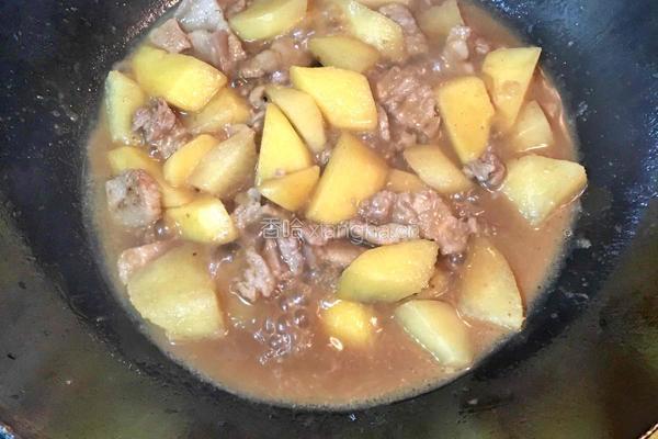 土豆块烧肉的做法图解6