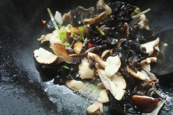 香菇木耳辣炒鸡珍的做法图解8