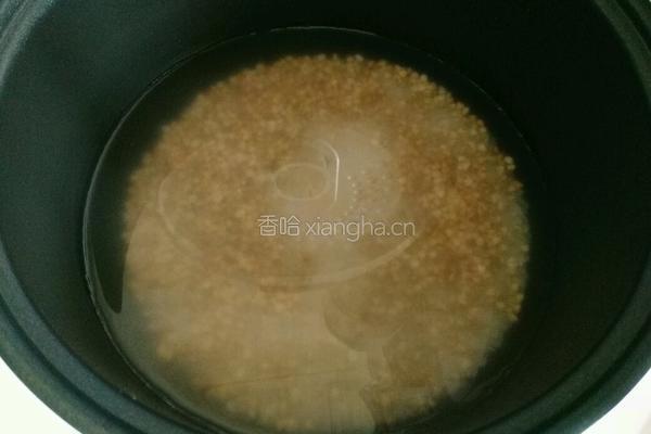 荞麦饭的做法图解2