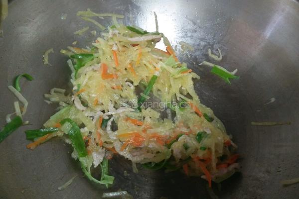 冬瓜炒肉丝的做法图解7