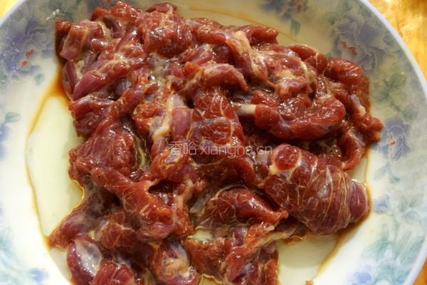 豉椒牛肉炒河粉的做法图解3