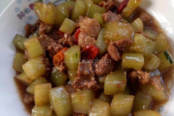 黄瓜炒肉的做法图解5