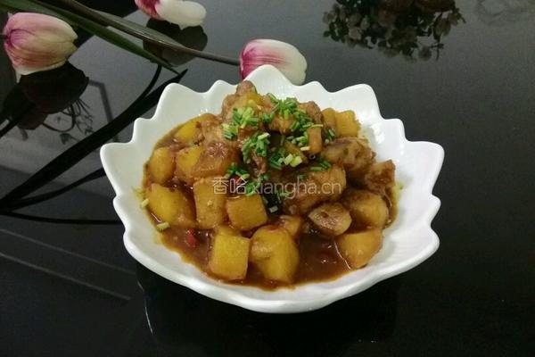 川味土豆红烧肉的做法图解9