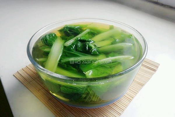 青菜汤（含油碟做法）的做法图解8