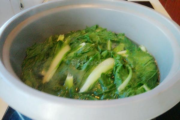 青菜汤（含油碟做法）的做法图解5