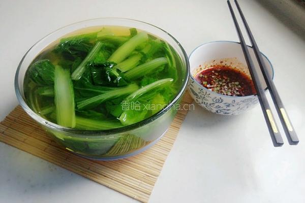 青菜汤（含油碟做法）的做法图解7