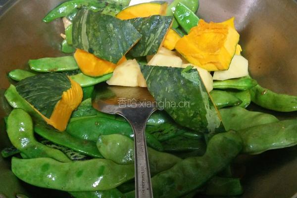 土豆豆角炖南瓜的做法图解6