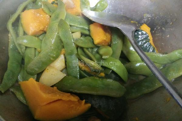 土豆豆角炖南瓜的做法图解8