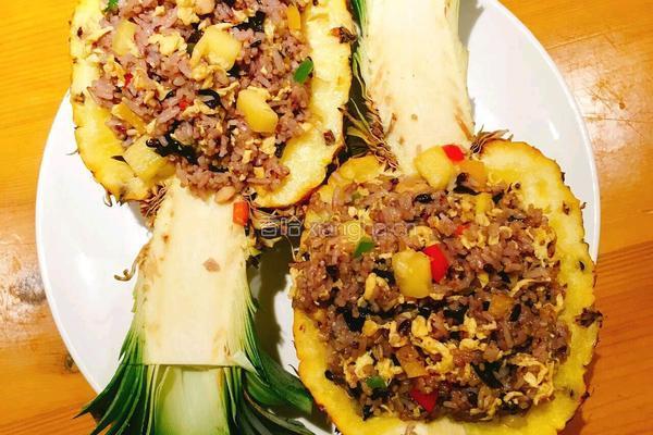 菠萝炒饭的做法图解8