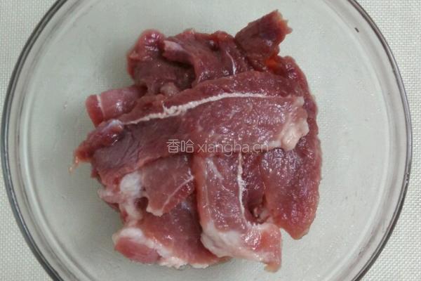 烤箱烤肉片的做法图解1