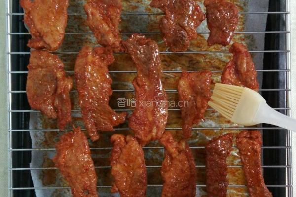 烤箱烤肉片的做法图解4