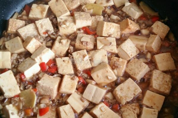 香菇肉末豆腐的做法图解9