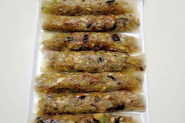 豆皮糯米卷