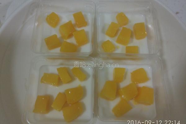 芒果椰汁冻的做法图解13