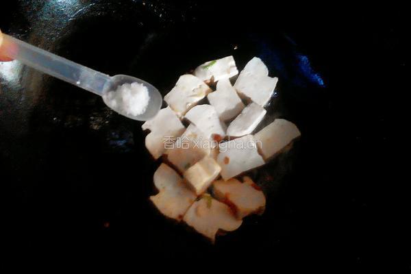芹菜豆腐的做法图解4
