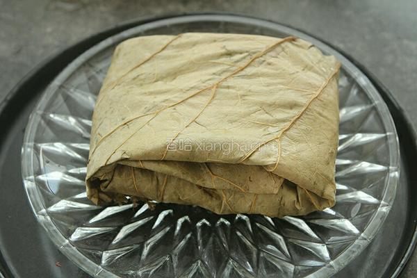 荷叶粉蒸肉的做法图解5