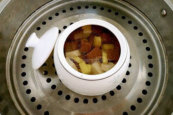 羊血豆腐煲的做法图解3